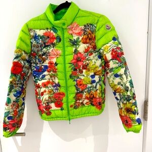 Moncler Floral Puffer Jacket